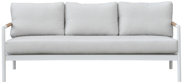SwayLiving SwayLiving Chryssa Aluminum And Teak Patio Sofa