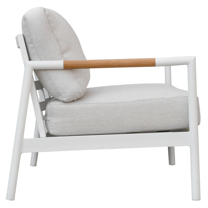 SwayLiving SwayLiving Chryssa Aluminum And Teak Patio Sofa