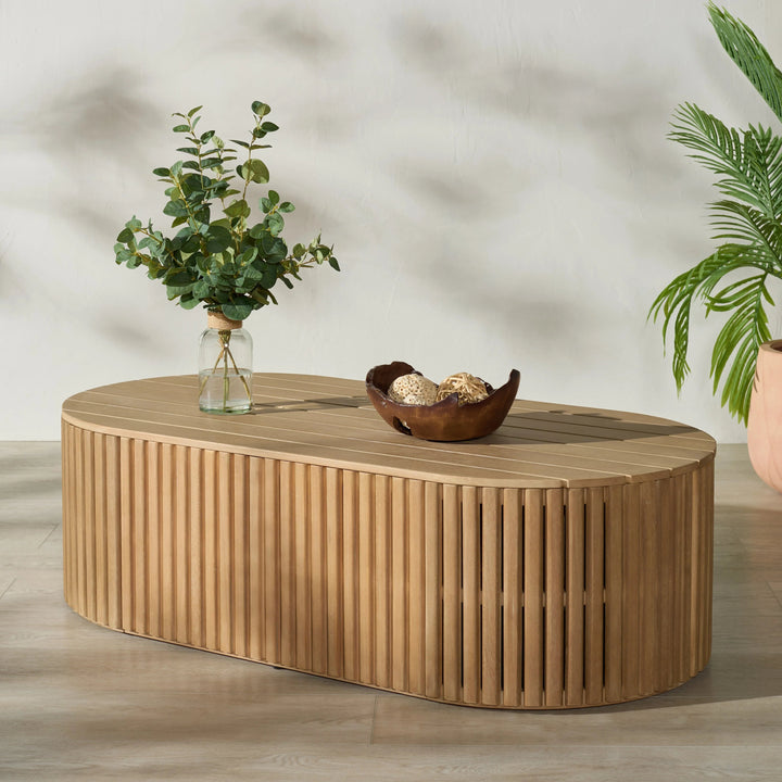 SwayLiving SwayLiving Arielle Eucalyptus Wood Coffee Table