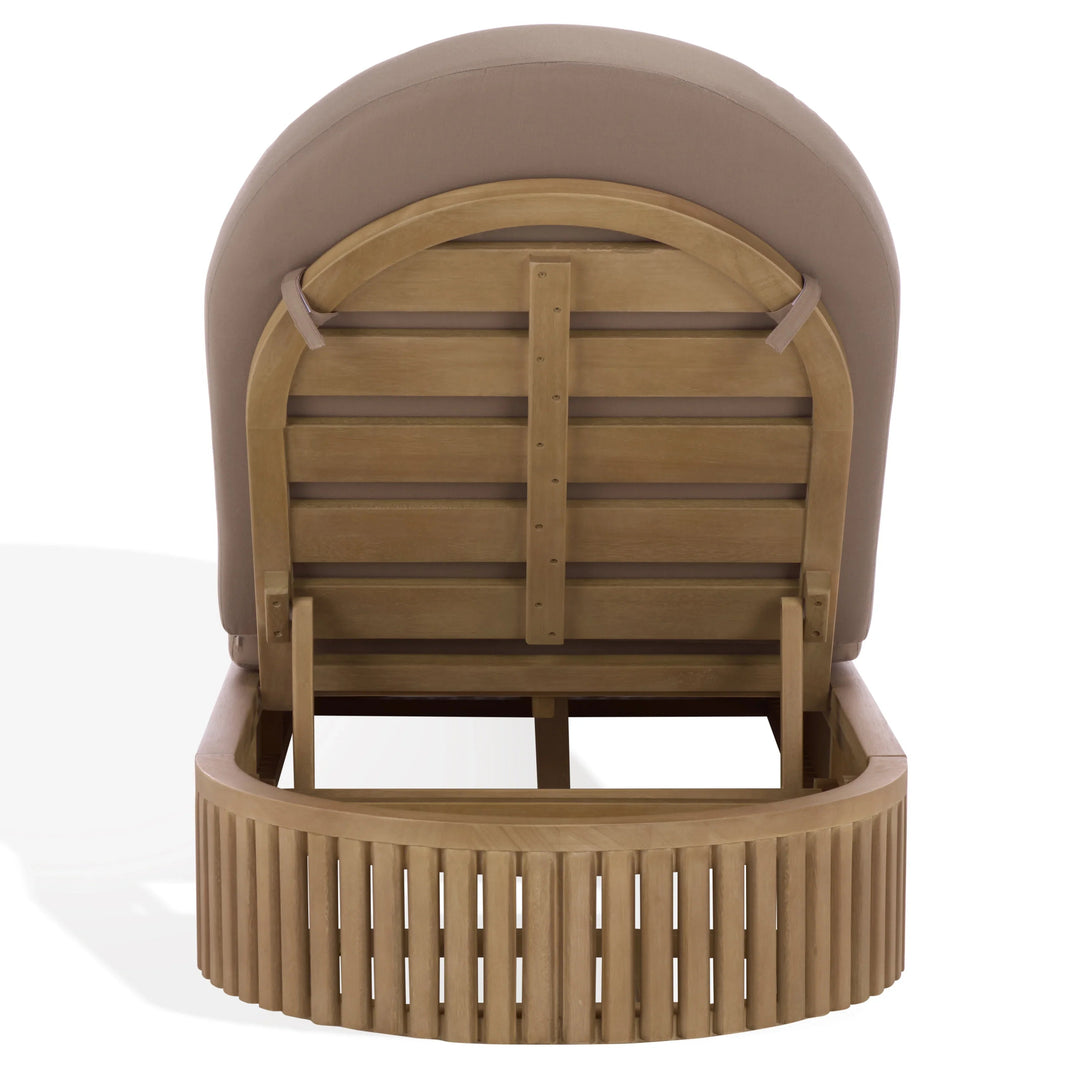 SwayLiving SwayLiving Arielle Eucalyptus Wood Sun Lounger