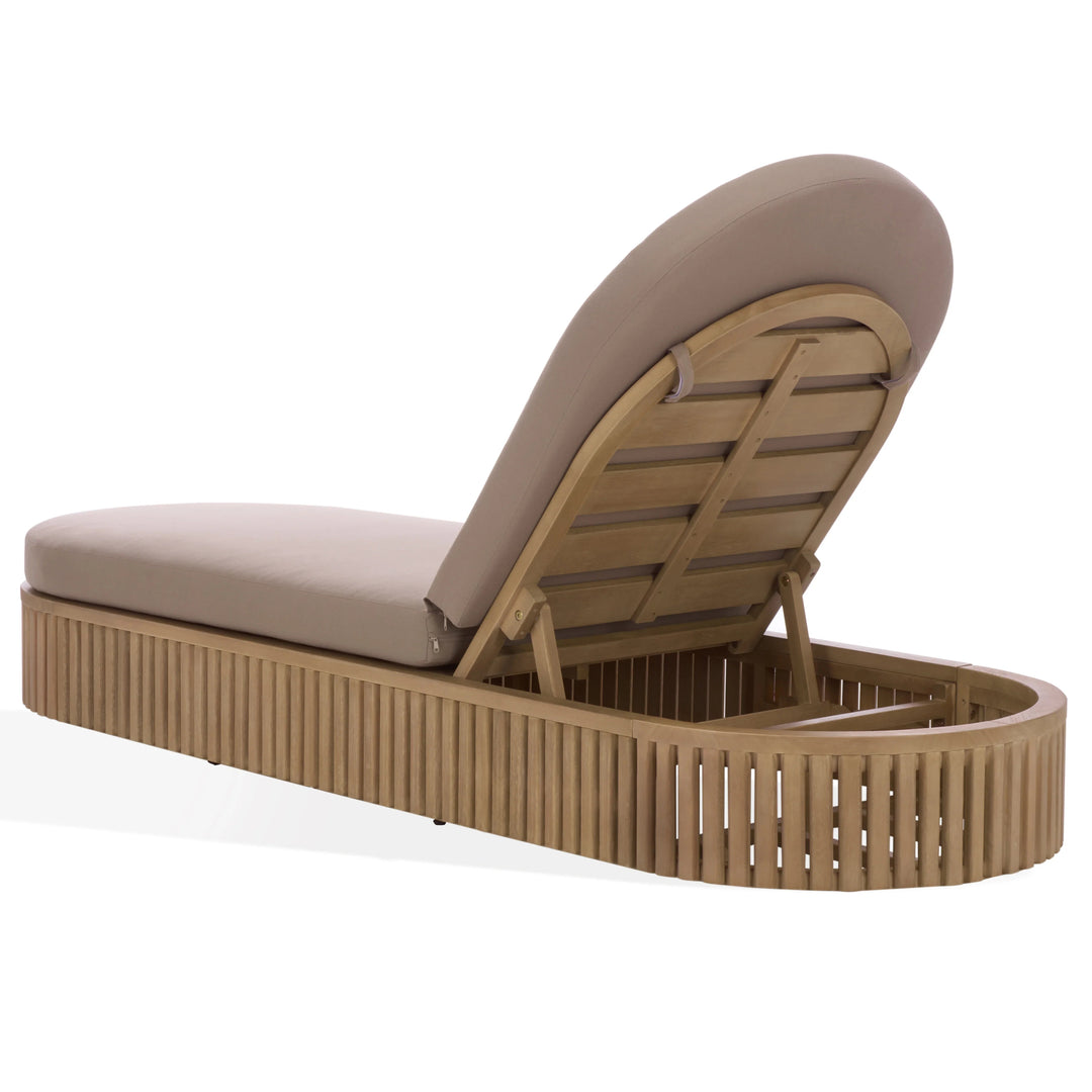 SwayLiving SwayLiving Arielle Eucalyptus Wood Sun Lounger