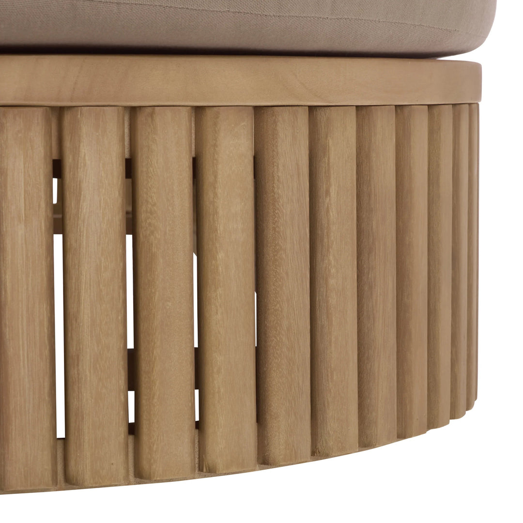 SwayLiving SwayLiving Arielle Eucalyptus Wood Sun Lounger