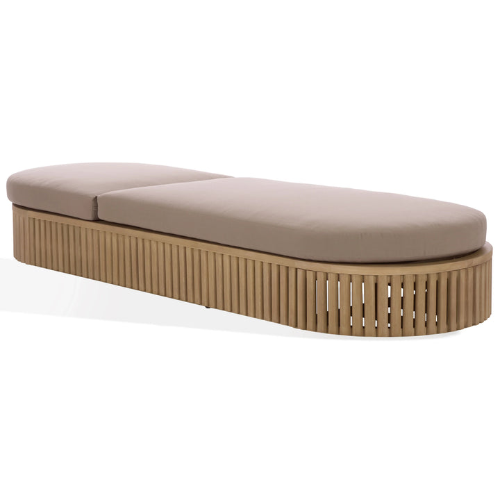 SwayLiving SwayLiving Arielle Eucalyptus Wood Sun Lounger