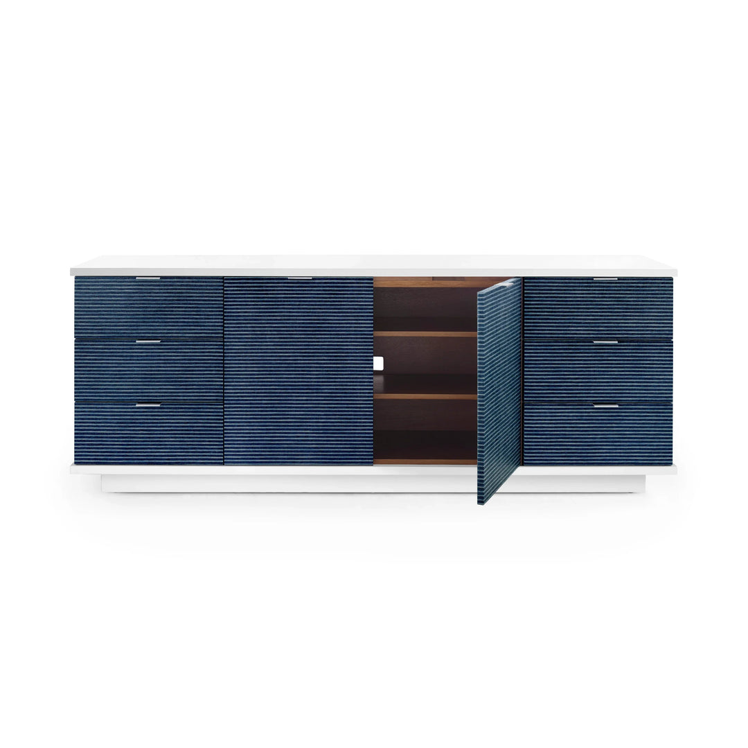 SwayLiving Cosmopolitan 6-Drawer & 2-Door Cabinet SIDEBOARDS + CREDENZAS