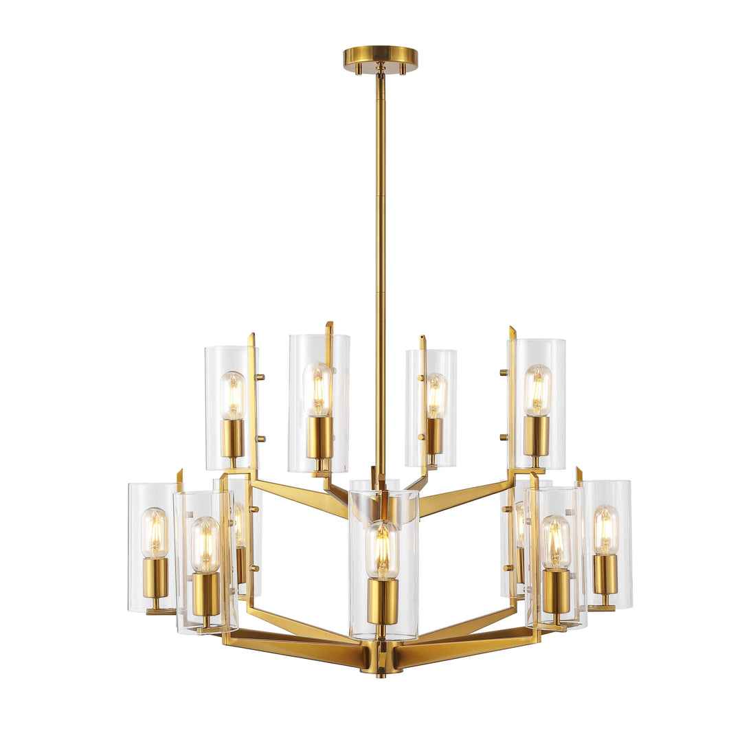 SwayLiving Jennica Glass Chandelier CHANDELIERS