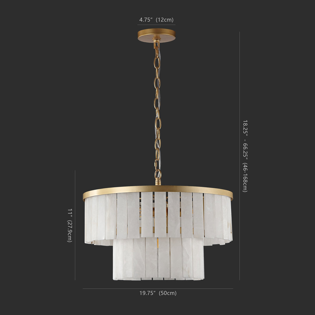 GOLD / WHITE / 19.75" X 19.75" X 18.25 / 66.25"