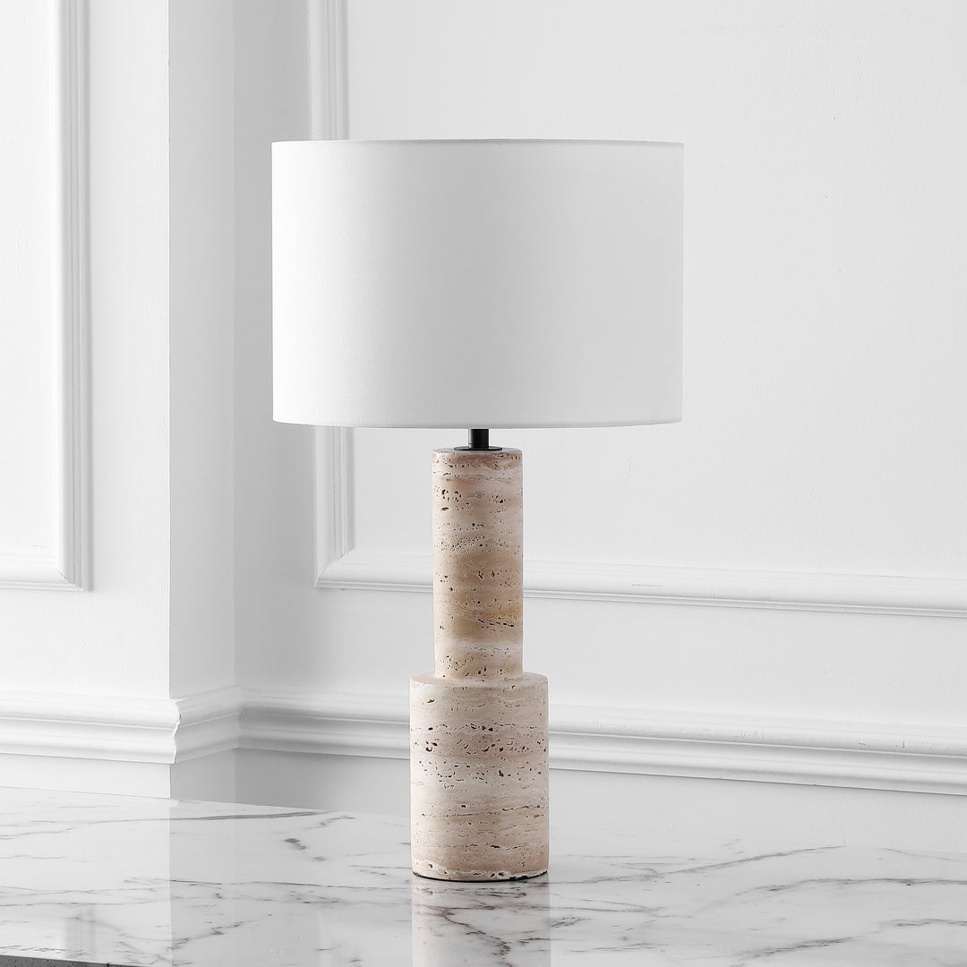 SwayLiving Tywin Travertine Table Lamp