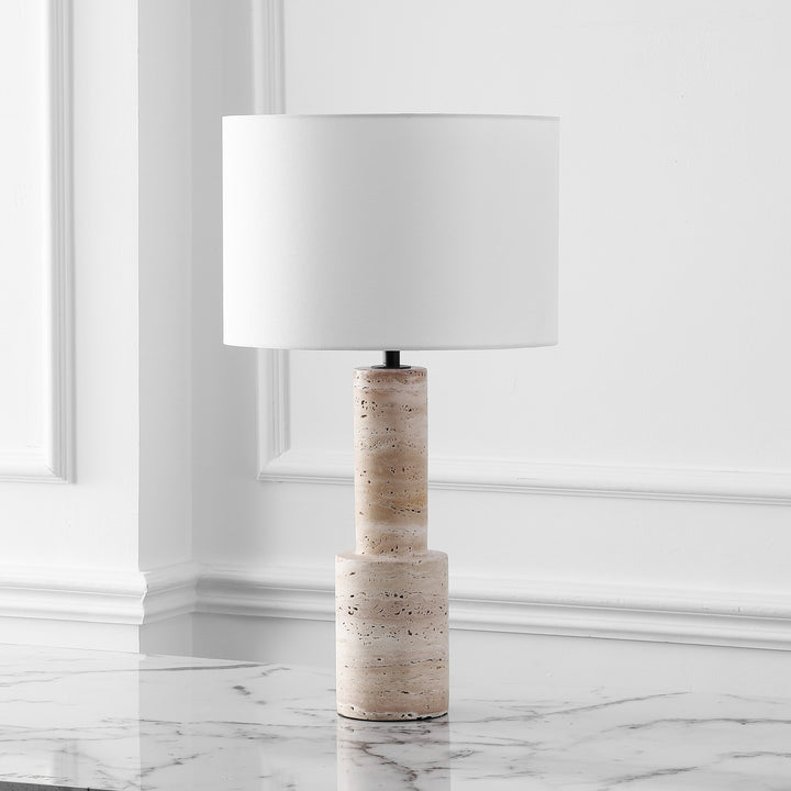 SwayLiving Tywin Travertine Table Lamp