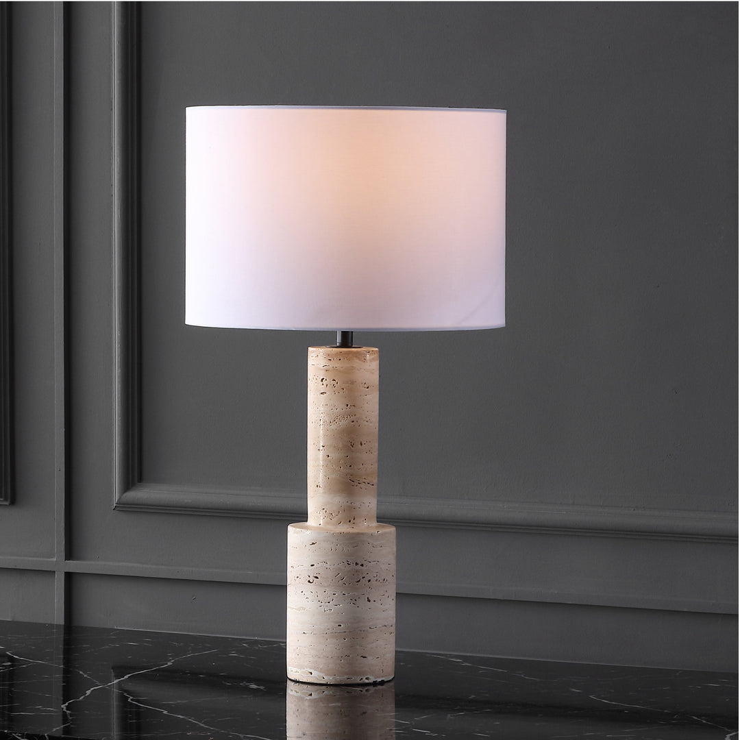 SwayLiving Tywin Travertine Table Lamp