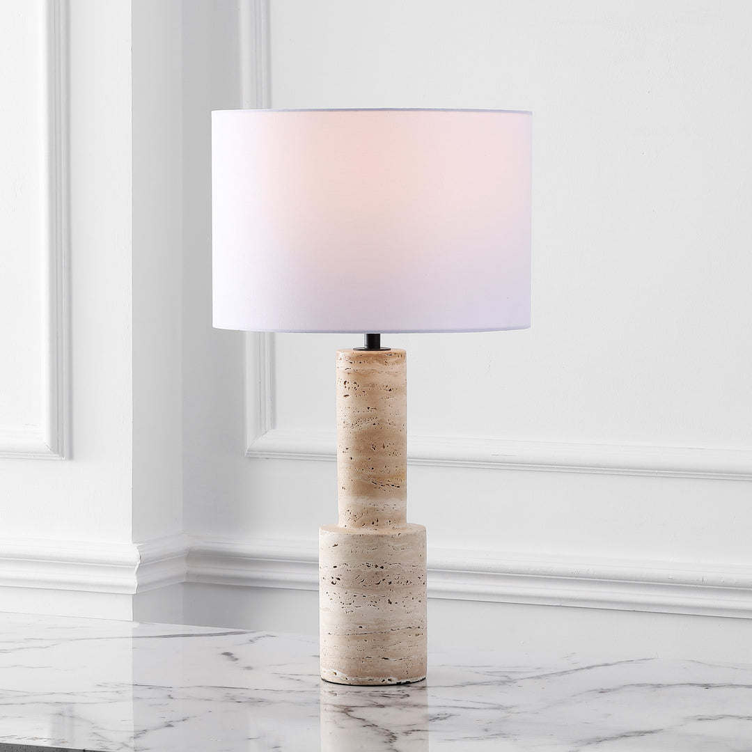 SwayLiving Tywin Travertine Table Lamp