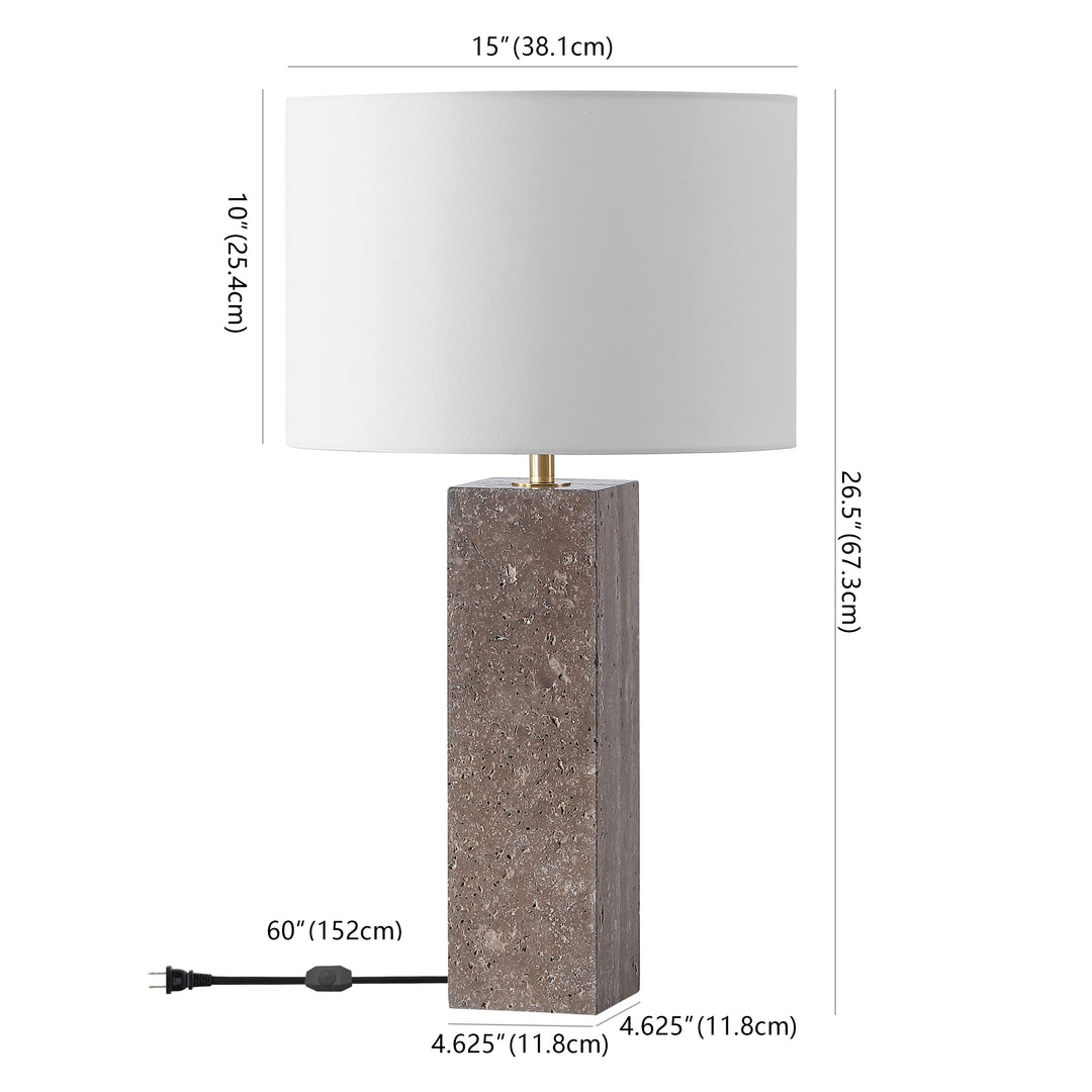 Dark Brown / White