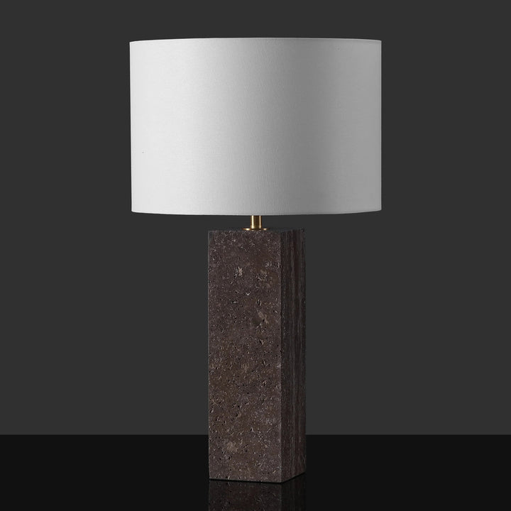 Dark Brown / White