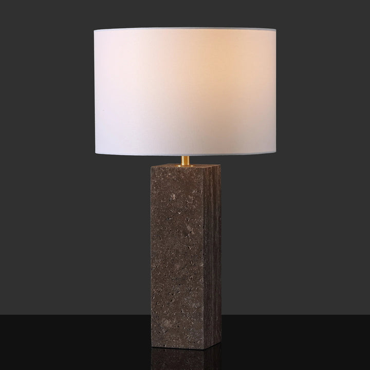 Dark Brown / White