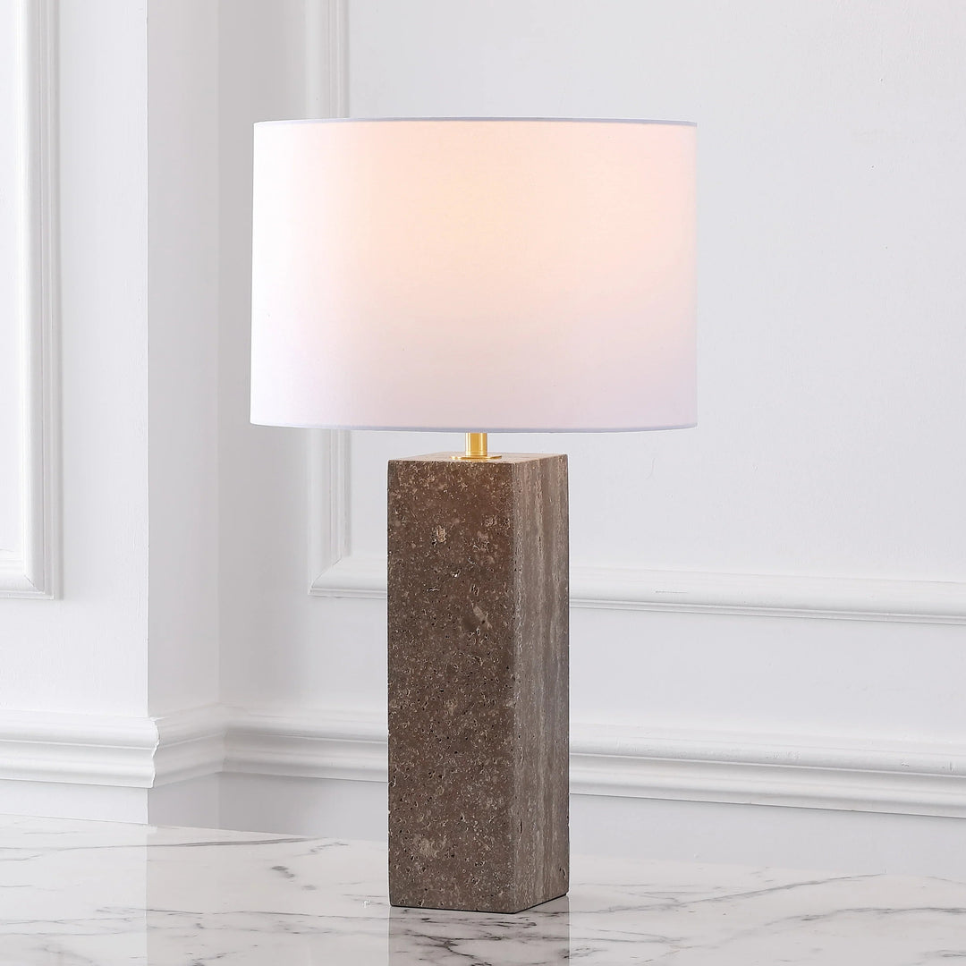 SwayLiving SwayLiving Feliciano Travertine Table Lamp