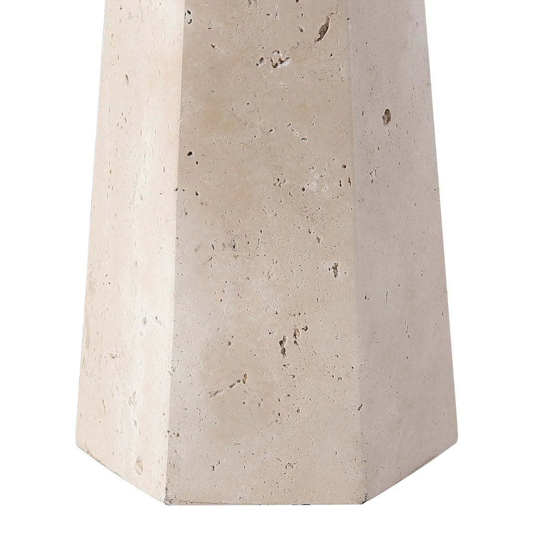 Travertine / White