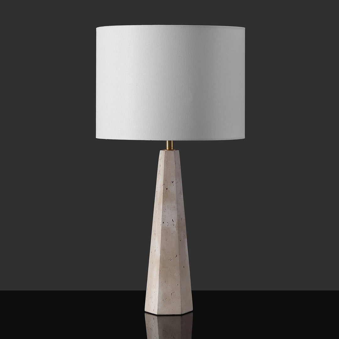 Travertine / White