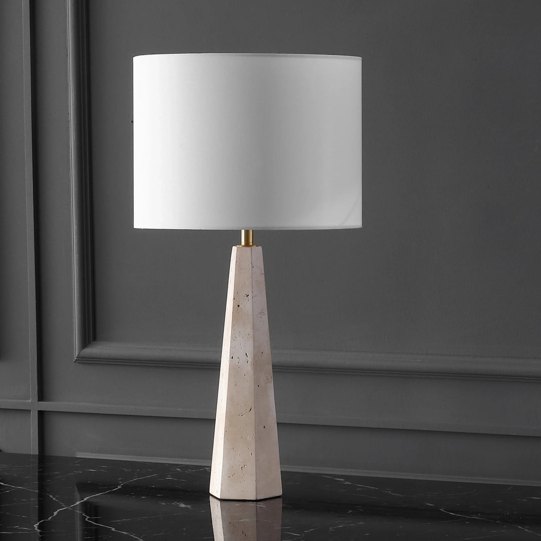 Travertine / White