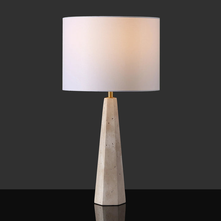Travertine / White