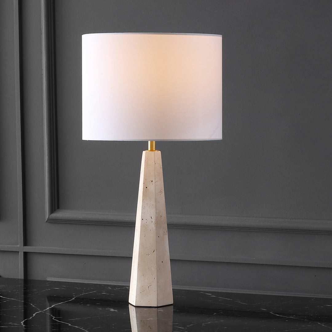 Travertine / White
