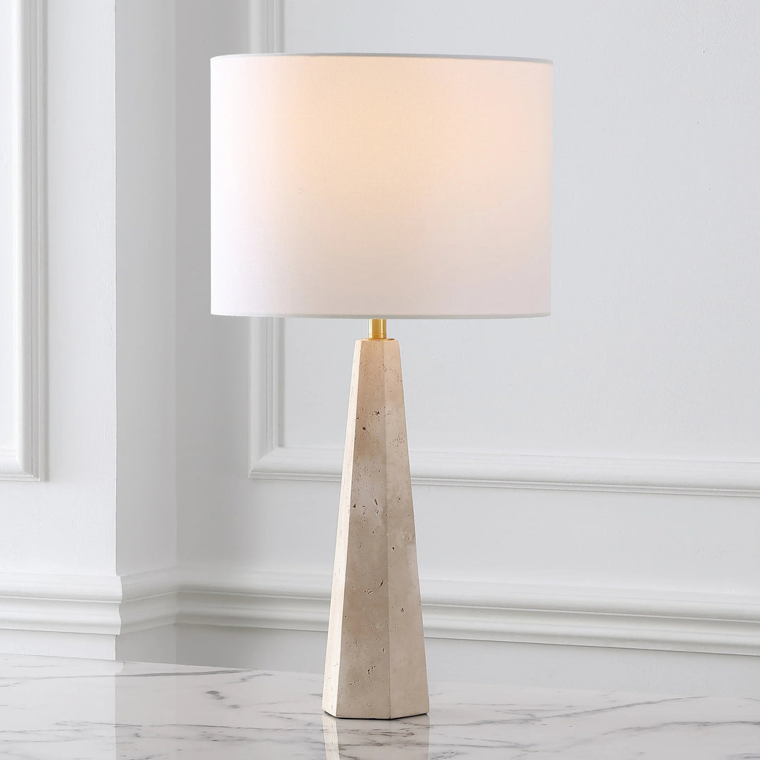 Travertine / White