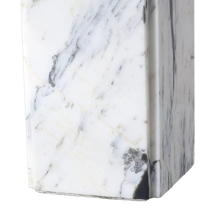 16"W x 16"D x 25"H / White/Black