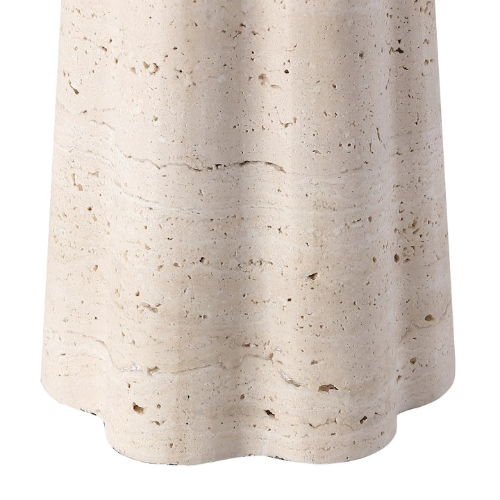 Travertine / White