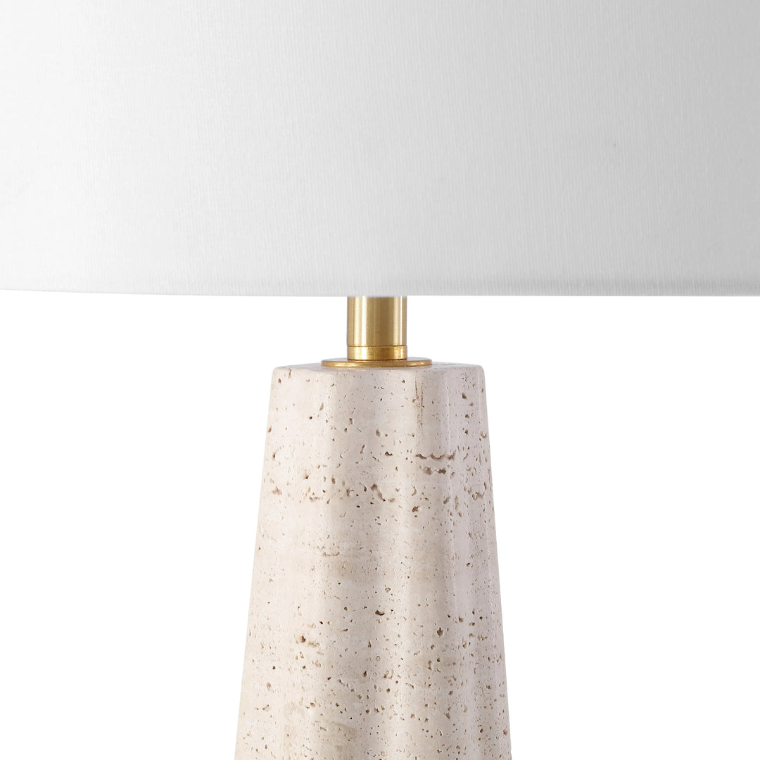 Travertine / White