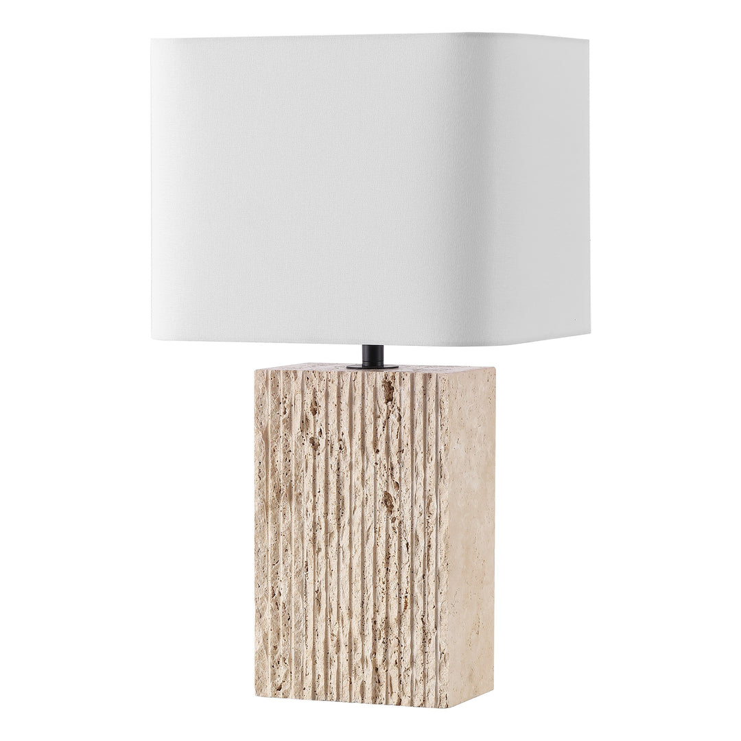 SwayLiving Henry Travertine Table Lamp