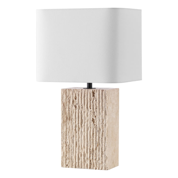 SwayLiving Henry Travertine Table Lamp