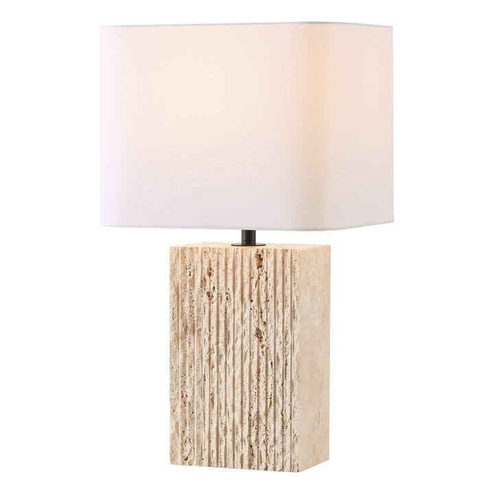 SwayLiving Henry Travertine Table Lamp