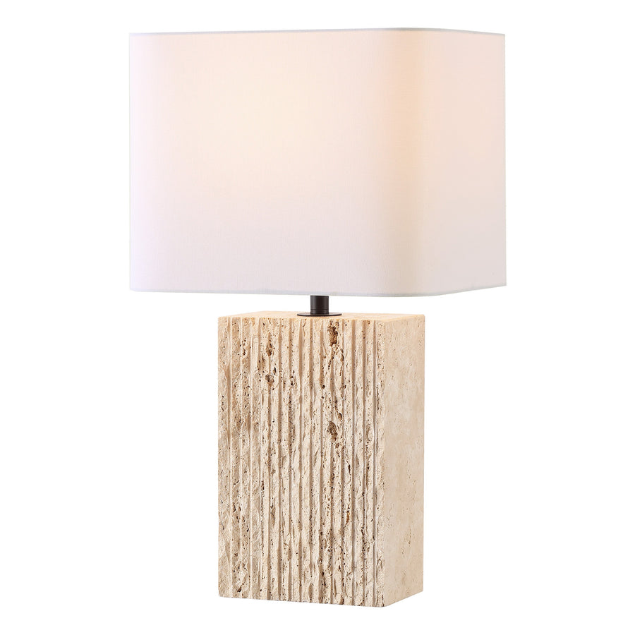 SwayLiving Henry Travertine Table Lamp