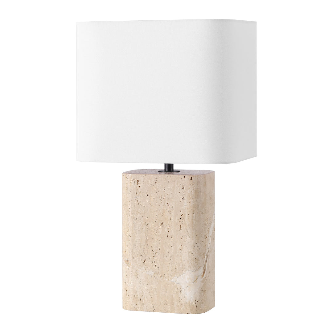 Travertine / White