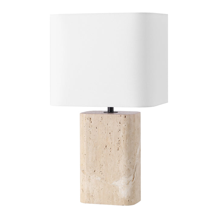 Travertine / White