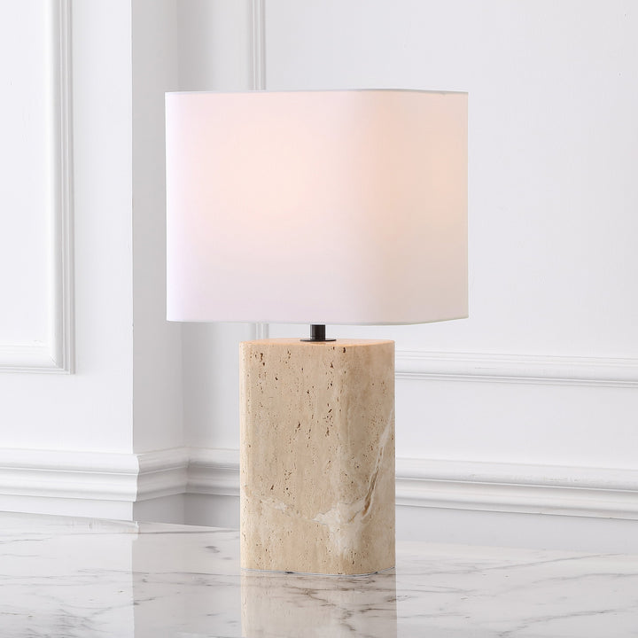 Travertine / White