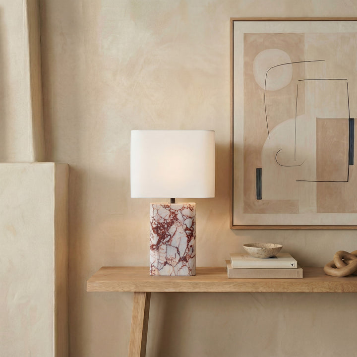 Travertine / White