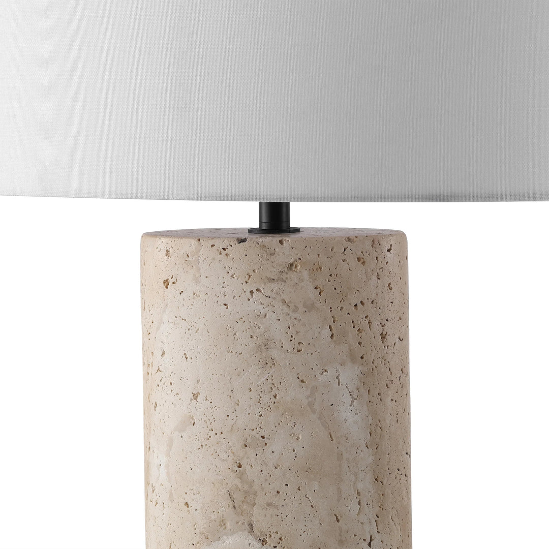 Travertine / White
