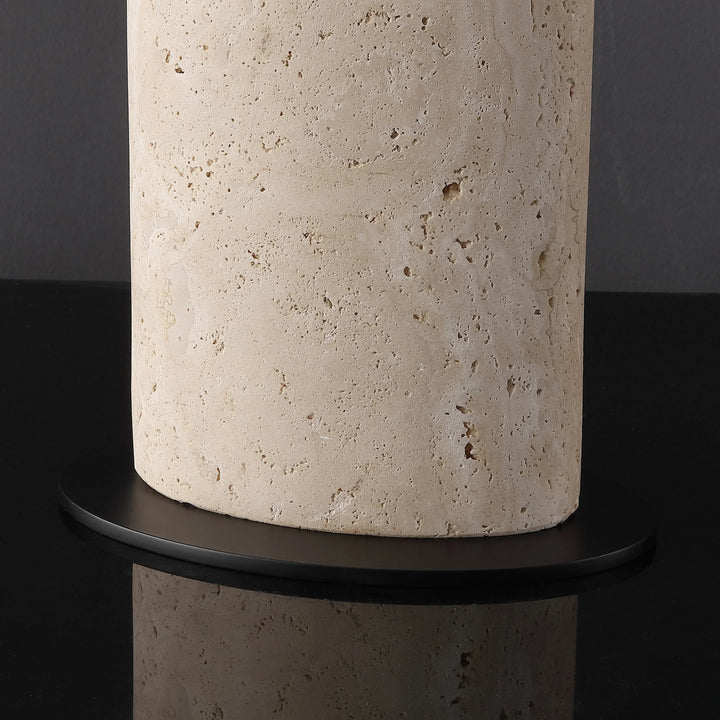 Travertine / White