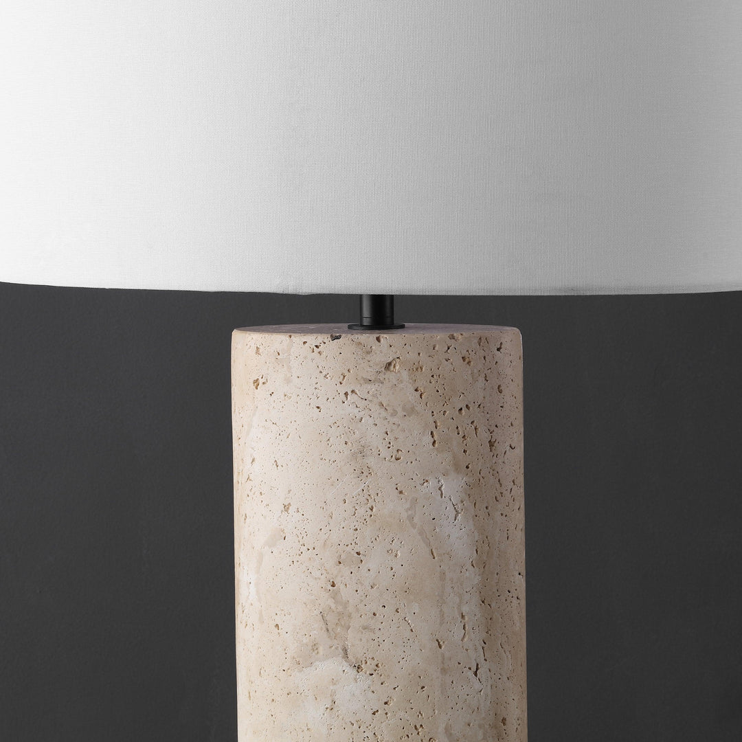 Travertine / White