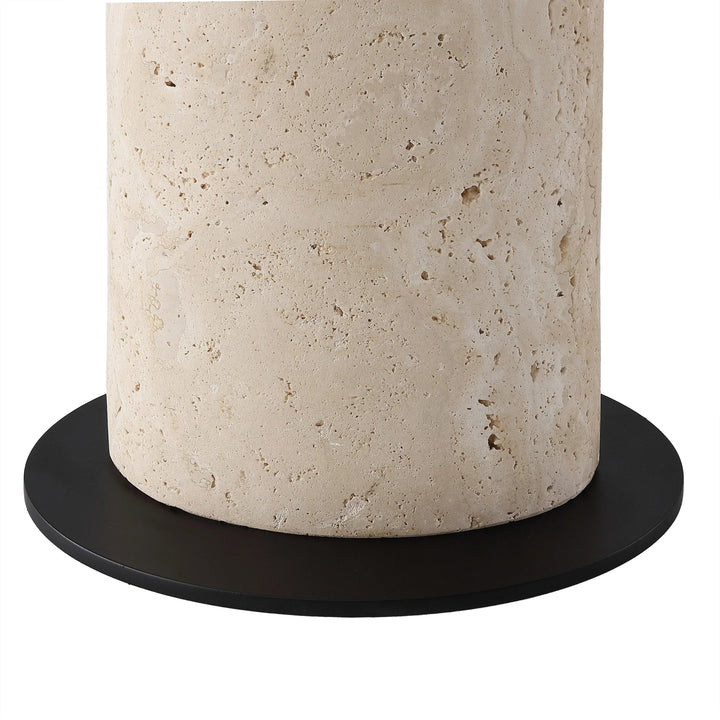 Travertine / White