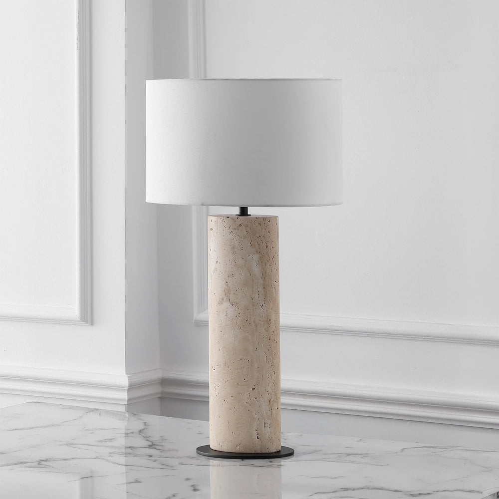 Travertine / White