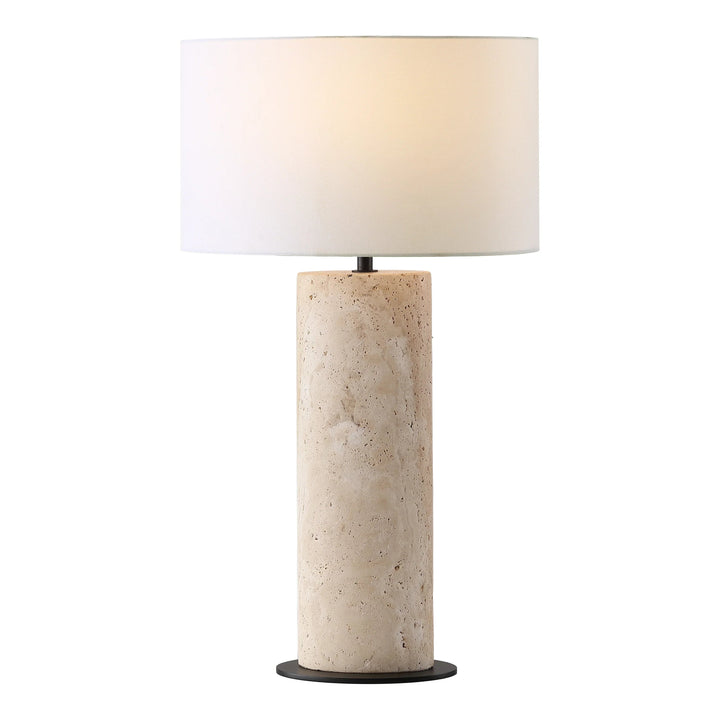 Travertine / White