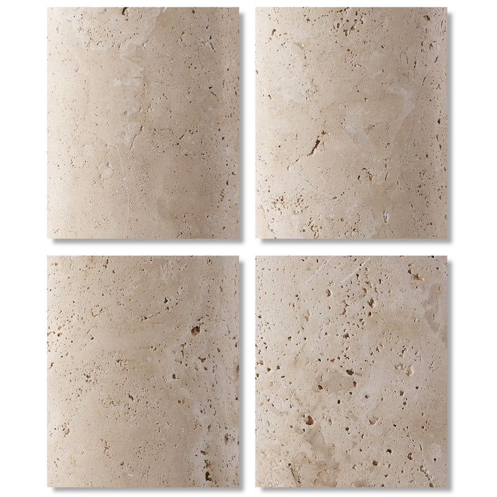 Travertine / White