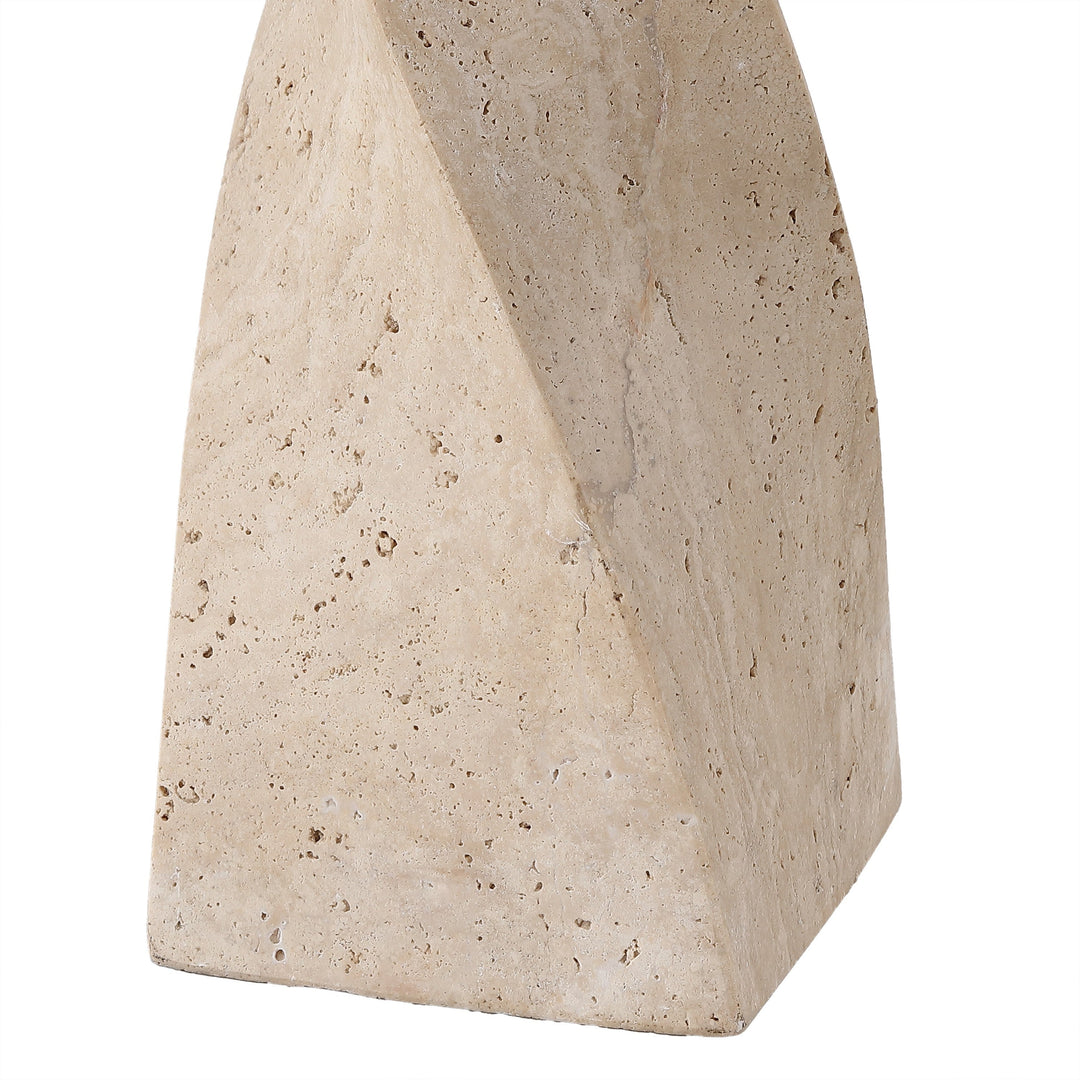 Travertine / White