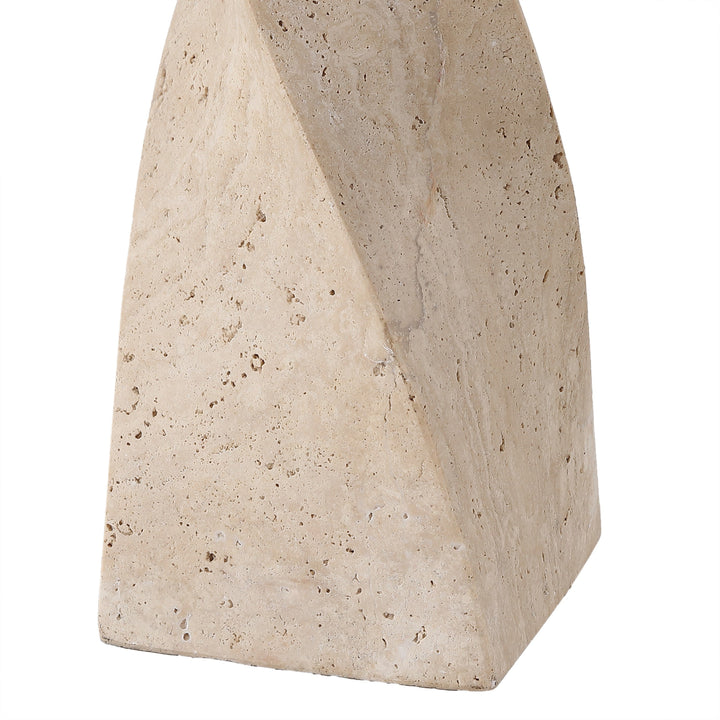 Travertine / White
