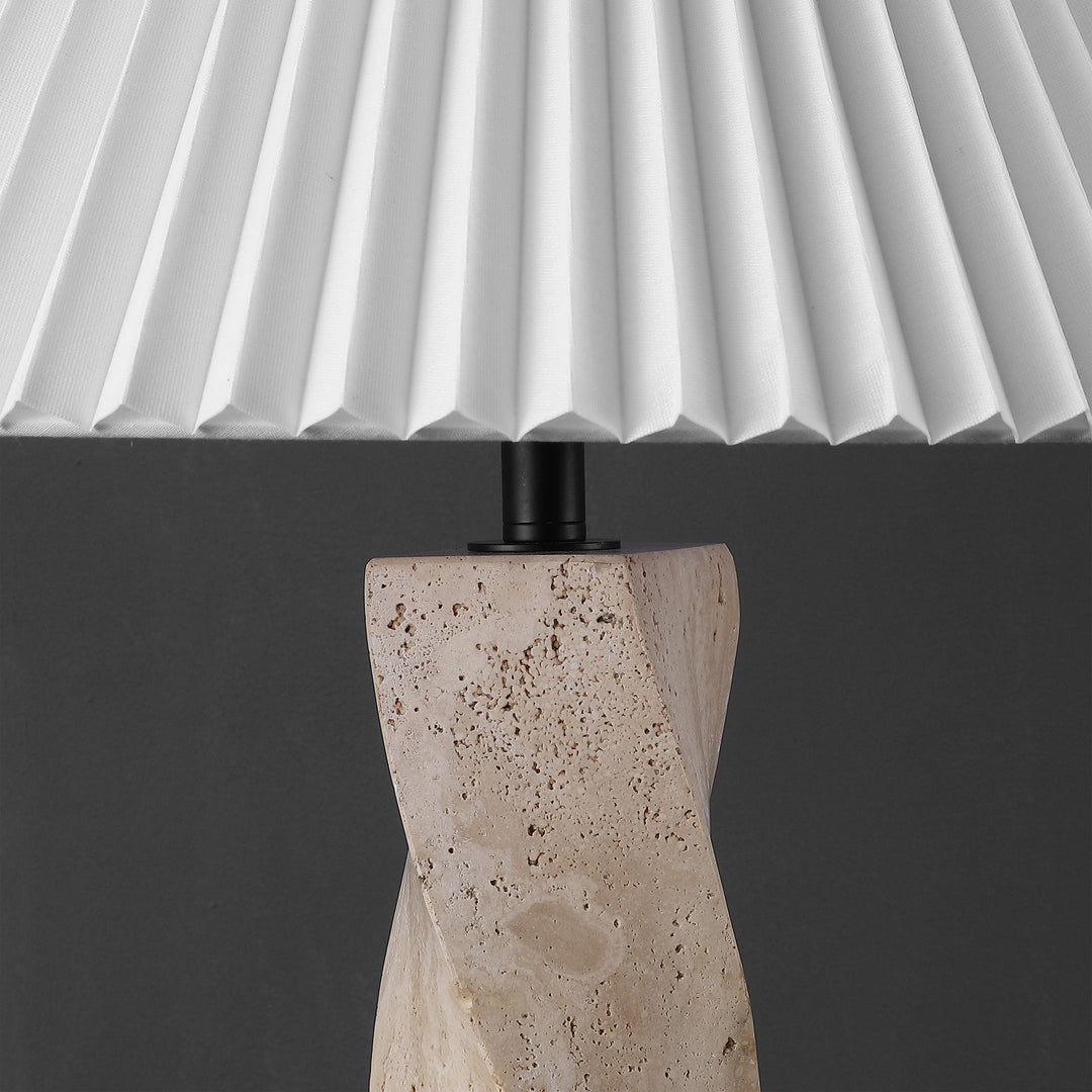 Travertine / White