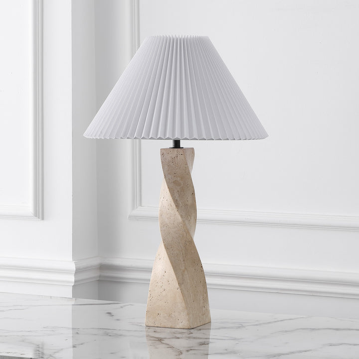 Travertine / White