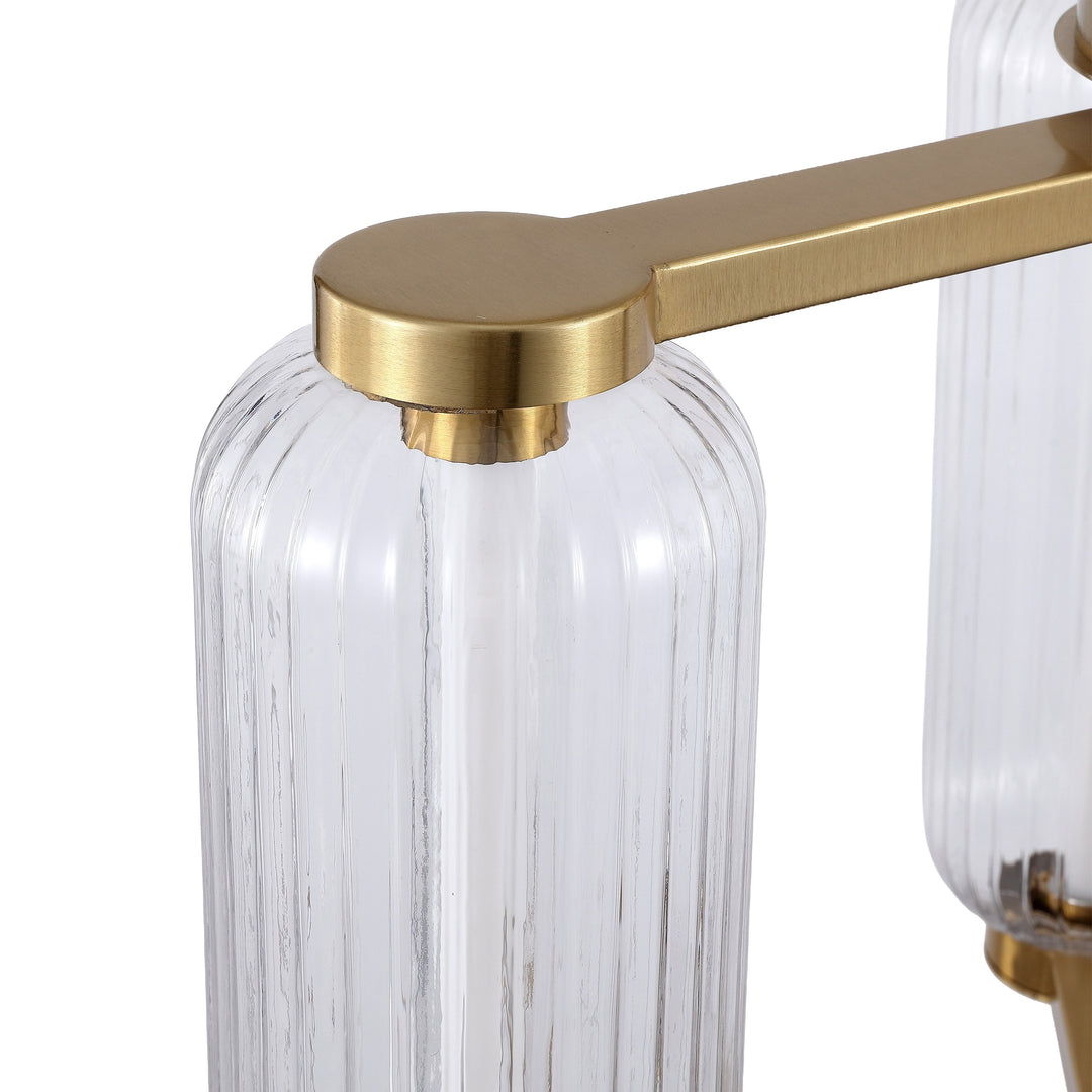 SwayLiving Cyndy Square Glass Chandelier