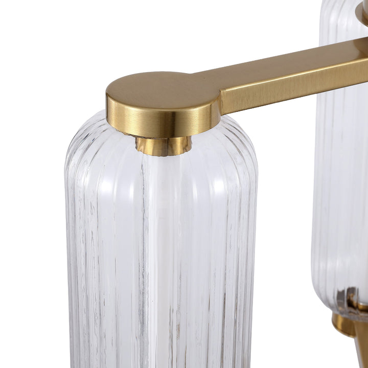 SwayLiving Cyndy Square Glass Chandelier