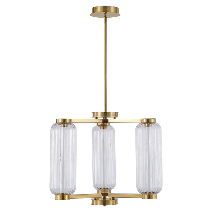 SwayLiving Cyndy Square Glass Chandelier