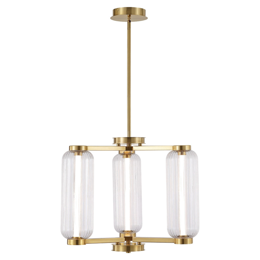 SwayLiving Cyndy Square Glass Chandelier